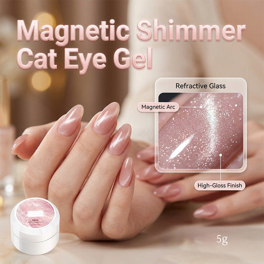 Spar Cat Eye Gel Polish Shiny Magnetic Glitter Nail Art Polish