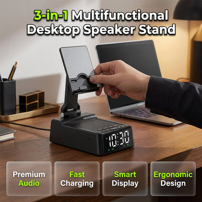3-in-1 Bluetooth Speaker Phone Stand