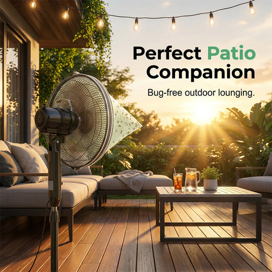 Eco-Friendly Fan Mosquito Trap