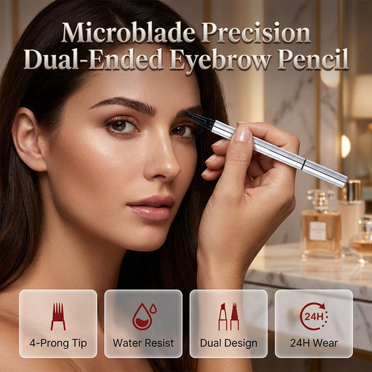 Dual-Ended Waterproof Microblading Eyebrow Pencil