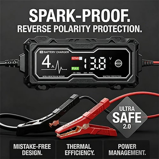 Smart Battery Charger and Battery Maintainer
