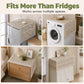 💖LAST DAY SALE!!💖✨Cotton Linen Refrigerator Dust Cover with Pockets