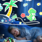 2-in-1 Galaxy Projector Night Light with Projection Films