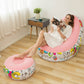 🛋️🎁 50% OFF! Never sit uncomfortably again – this inflatable beanbag with footrest and electric pump is ready in under 2 minutes. Supports up to 150 kg; velvety-soft PVC!