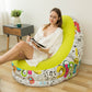 🛋️🎁 50% OFF! Never sit uncomfortably again – this inflatable beanbag with footrest and electric pump is ready in under 2 minutes. Supports up to 150 kg; velvety-soft PVC!