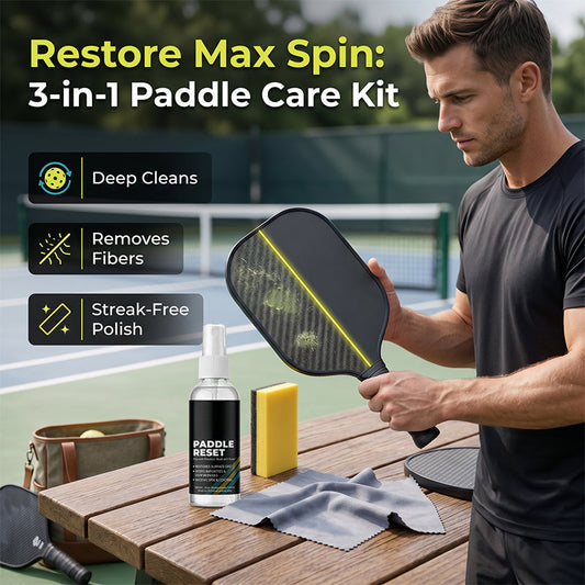 Portable Pickleball Paddle Cleaner Kit
