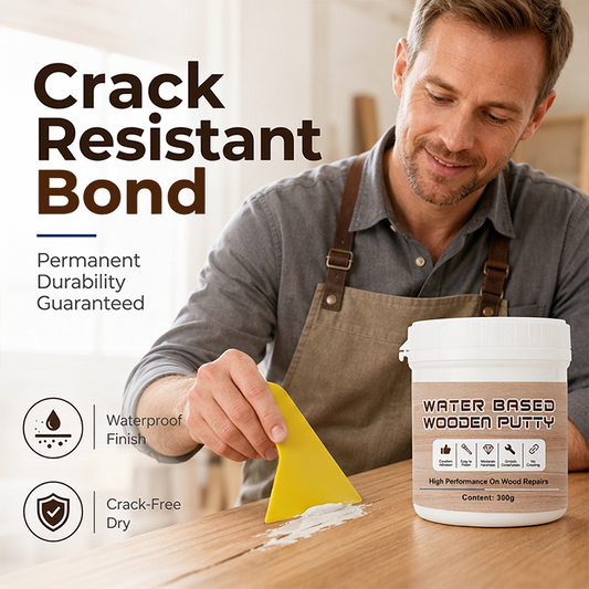 Water-Based Wooden Putty 300g White Cabinet Crack Filler Paste