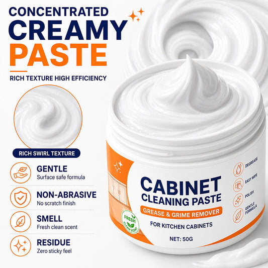 Wood Cabinet Cleaning Paste with Sponge for Furniture Renovation