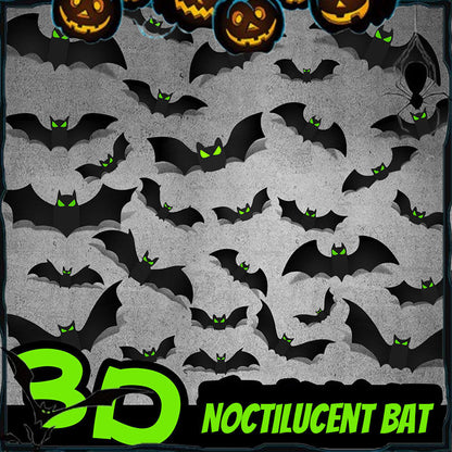 🦇Halloween 3D Bat Decor Stickers Set🔥