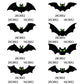🦇Halloween 3D Bat Decor Stickers Set🔥