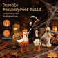 🎃BORING HALLOWEEN DECOR?🎃 Spooky Duck Set – Hand-Painted, 5 Characters, Weather-Resistant – For Shelves, Desks & Outdoors! 🦇