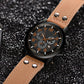 Bold Dial Analog Watch with Date Function