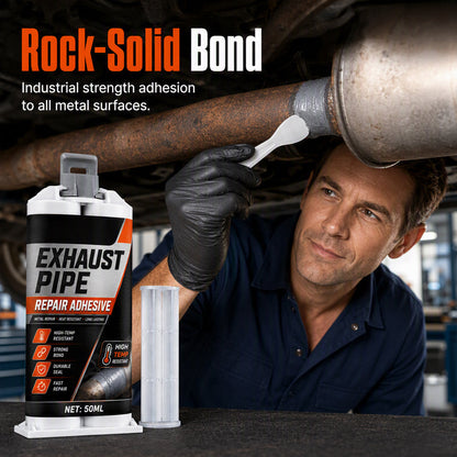 🥳2026 HOT SALE🥳💞50K+ SOLD! ⭐🔧 50% OFF! High Temp Exhaust Pipe Repair Glue – Permanent bond for iron & steel, withstands extreme heat & vibration. Fix exhaust leaks yourself – save on costly garage repairs! 🚗✅