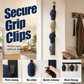 Wall Mounted Hat Organizer with 8 Clips