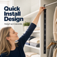Wall Mounted Hat Organizer with 8 Clips