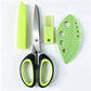 Multi-Layer Kitchen Herb Scissors with Safety Cover