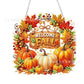 🍂 Autumnal Pumpkin Wreath Diamond Painting Hanging Decor, Complete DIY Kit