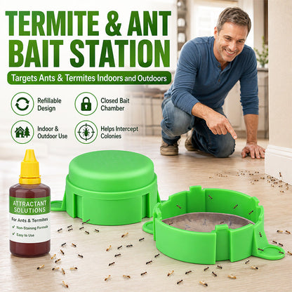 Reusable Outdoor Ant & Termite Bait Station