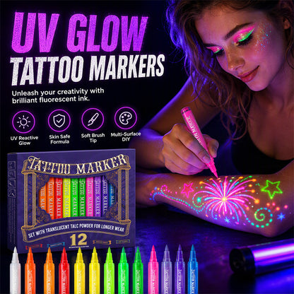 Glow Party Tattoo Pens