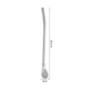 2-in-1 tea filter, spoon and straw