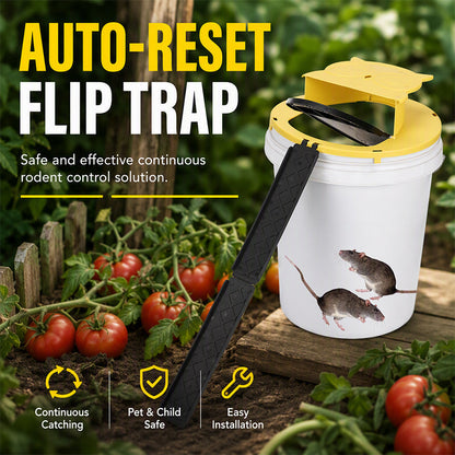 Automatic Reset Flip Lid Mouse Trap