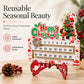 Wooden Christmas 25-Day Advent Countdown Calendar