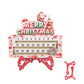 Wooden Christmas 25-Day Advent Countdown Calendar