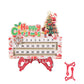 Wooden Christmas 25-Day Advent Countdown Calendar