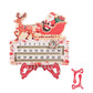 Wooden Christmas 25-Day Advent Countdown Calendar