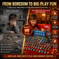 Foldable Toy Car Garage Play Set