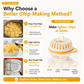 DIY Microwave Potato Chip Maker with Slicer Bowl Set