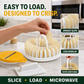 DIY Microwave Potato Chip Maker with Slicer Bowl Set