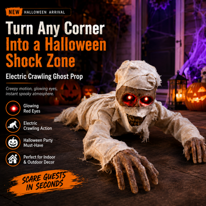 Electric Crawling Mummy Halloween Prop