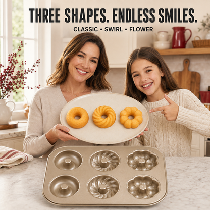 Multi-Cavity Non-Stick Mini Bundt Cake Pan