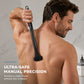 Foldable Manual Back Hair Shaver with Long Handle