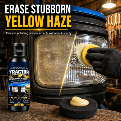 Agricultural Tractor and Vehicle Headlight Restoration Cream
