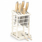 Carbon Steel Kitchen Knife Rack and Cutlery Organizer
