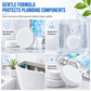 20 Pack White Round Effervescent Toilet Tank Freshener and Deodorizer Tablets