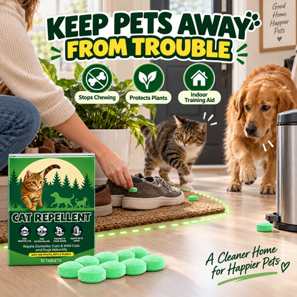 Safe Plant-Extract Cat Repellent Pills