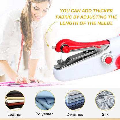 📢📢40% OFF !! ⏰Mini Portable Handheld Sewing Machine