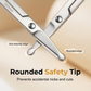 Manual Nose Hair Trimmer with Safety Tip