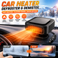 Portable Car Heater Defroster with 360-Degree Rotating Base