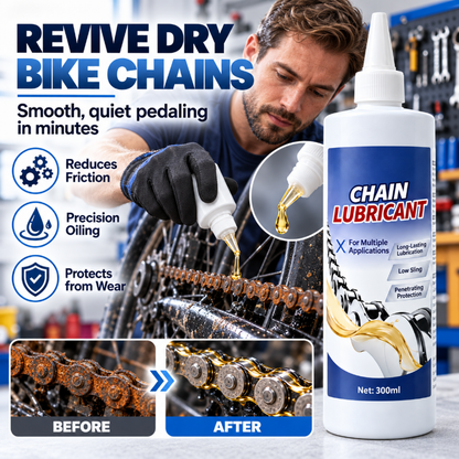 Multi-Purpose Chain Lubricant with Precision Pointed Nozzle